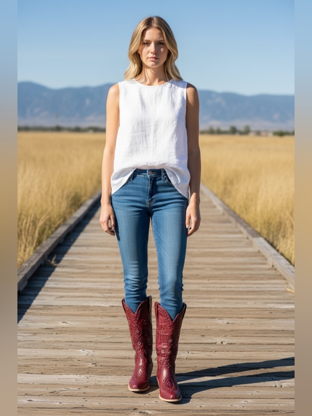 Cowboy Boots for Women- Knee High Western Cowgirl Boots - Picture 4 of 16